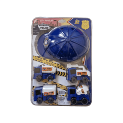 Beyaz Toys Kasklı Polis Araçları