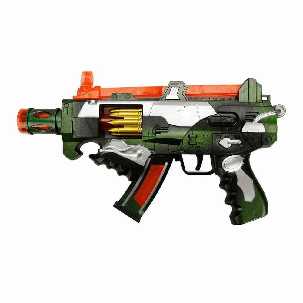 Can Ali Toys Machine Gunshot Sesli ve Işıklı Silah