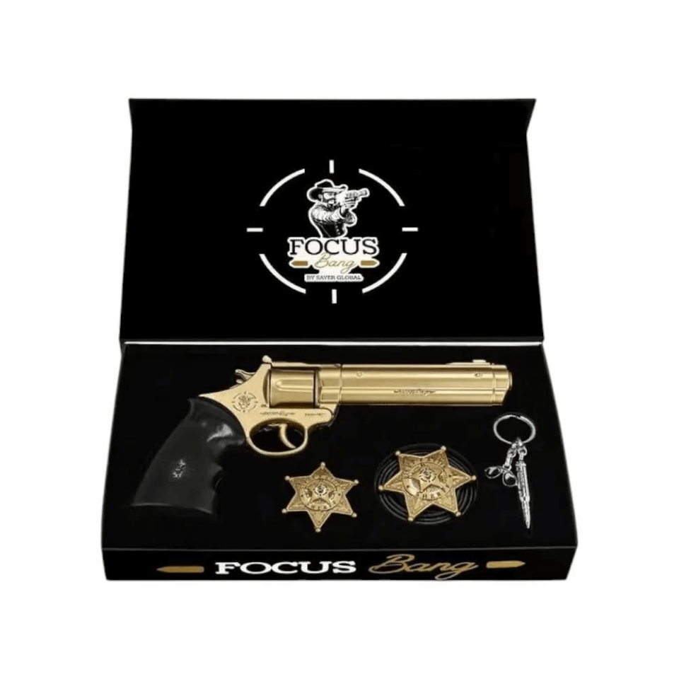 Focus Bang Golden Metal Oyuncak Tabanca