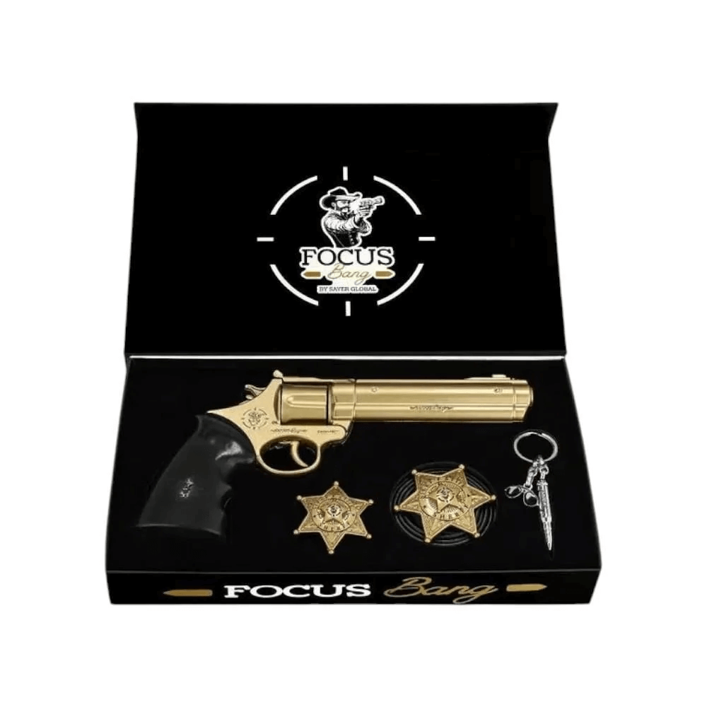 Focus Bang Golden Metal Oyuncak Tabanca