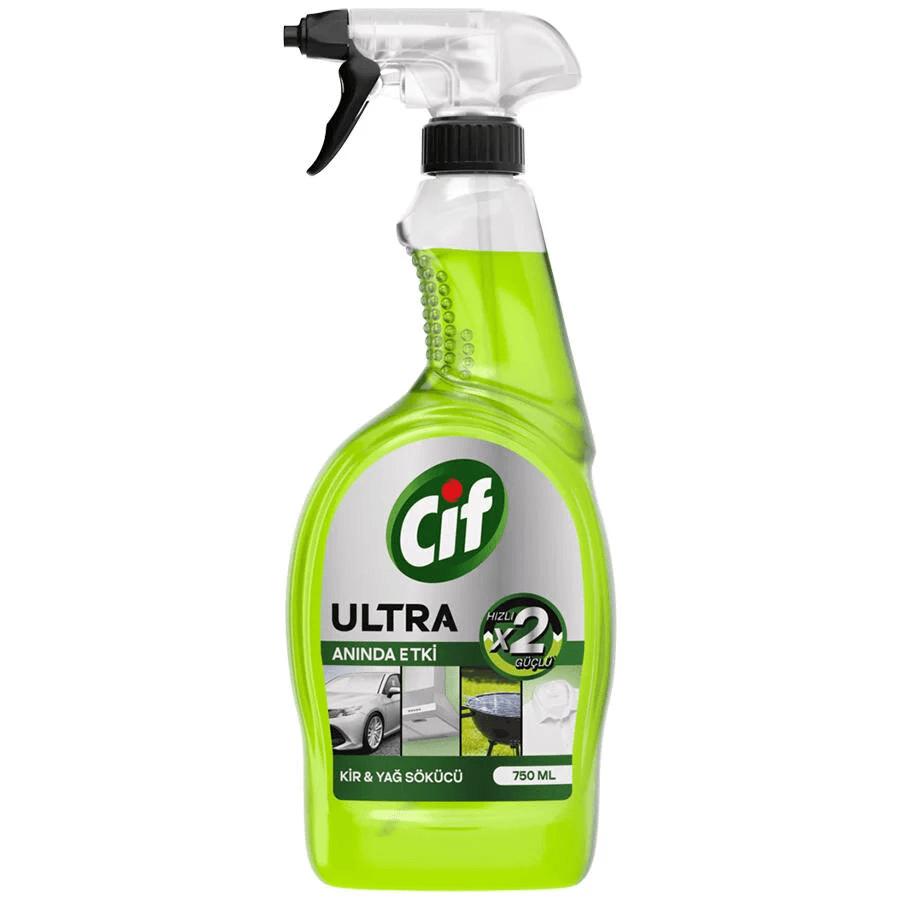 Cif Ultra Anında Etki Kir ve Yağ Çözücü 750 ml