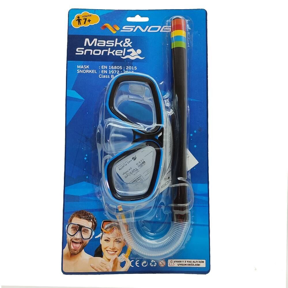 Snob Yüzücü Yetişkin Maske-Şnorkel Seti