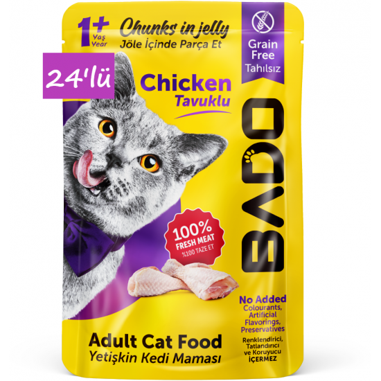 Bado 24'lü Kedi Maması 85 gr