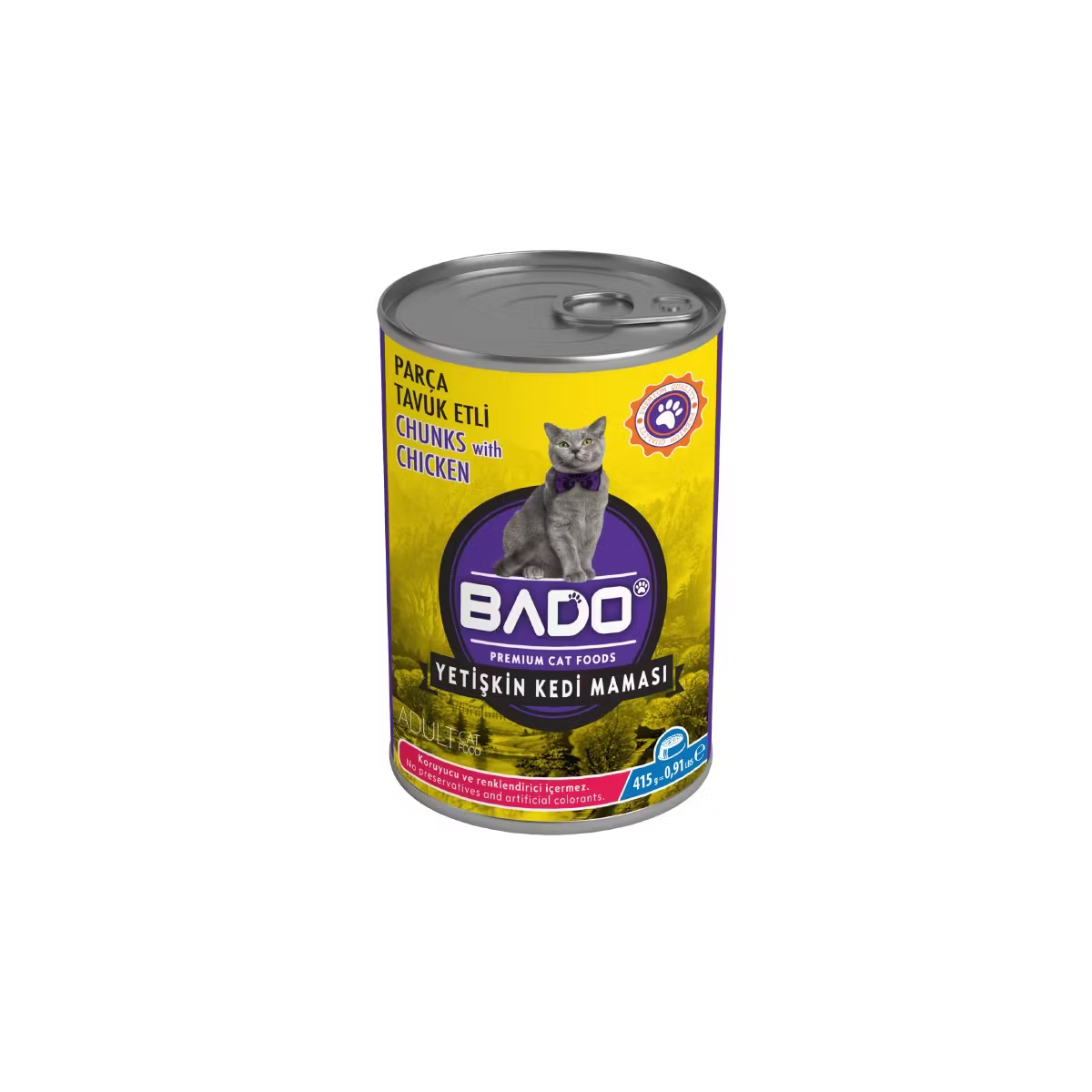 Bado Kedi Maması Konserve 415gr Etli