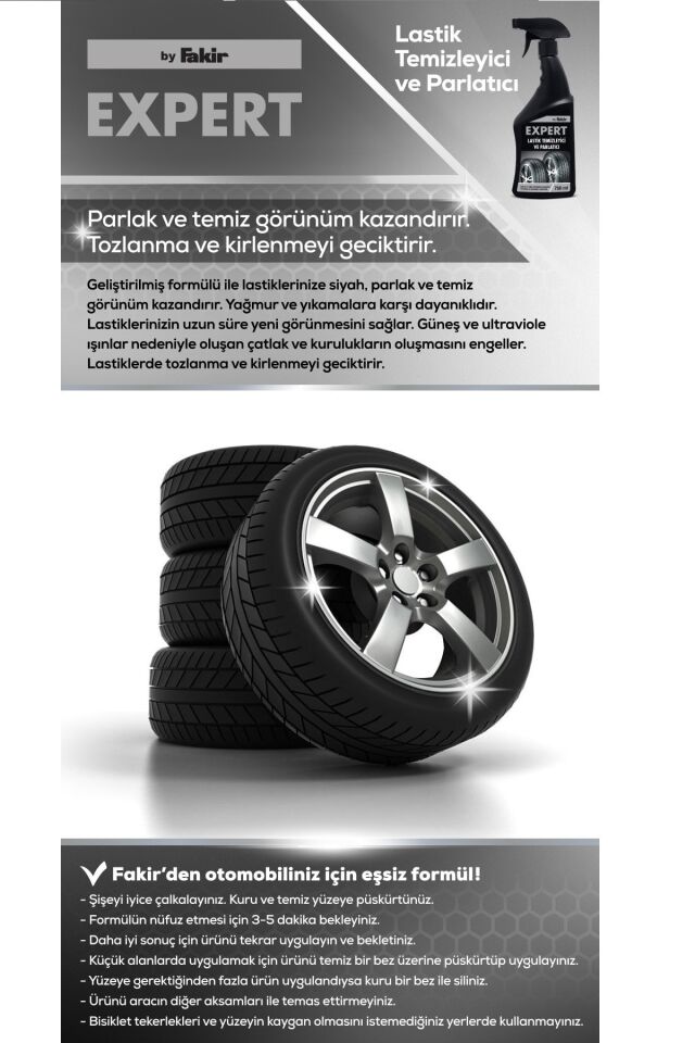 Expert by Fakir Expert Lastik Temizleyici Ve Parlatıcı 750 Ml