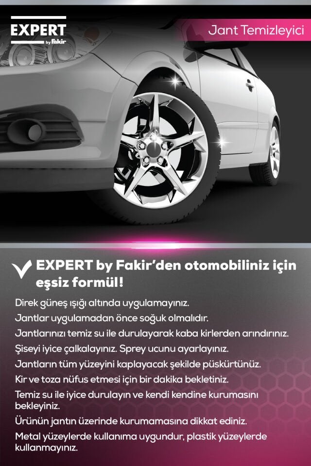 Expert by Fakir Expert By Jant Temizleyici Ve Parlatıcı Sprey 750ml