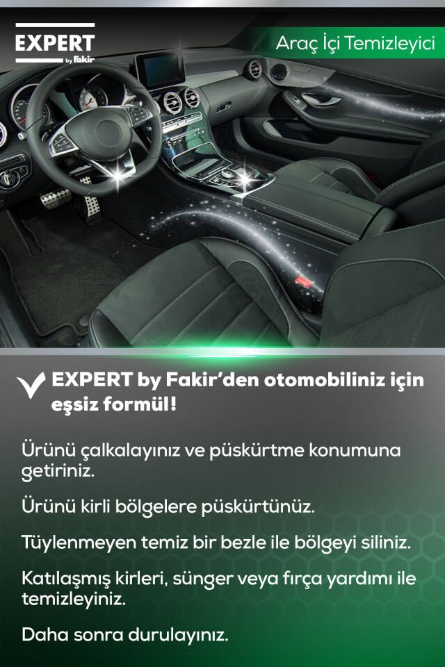 Expert by Fakir Expert By Araç Içi Temizleyici Sprey 750ml