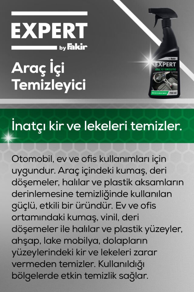 Expert by Fakir Expert By Araç Içi Temizleyici Sprey 750ml