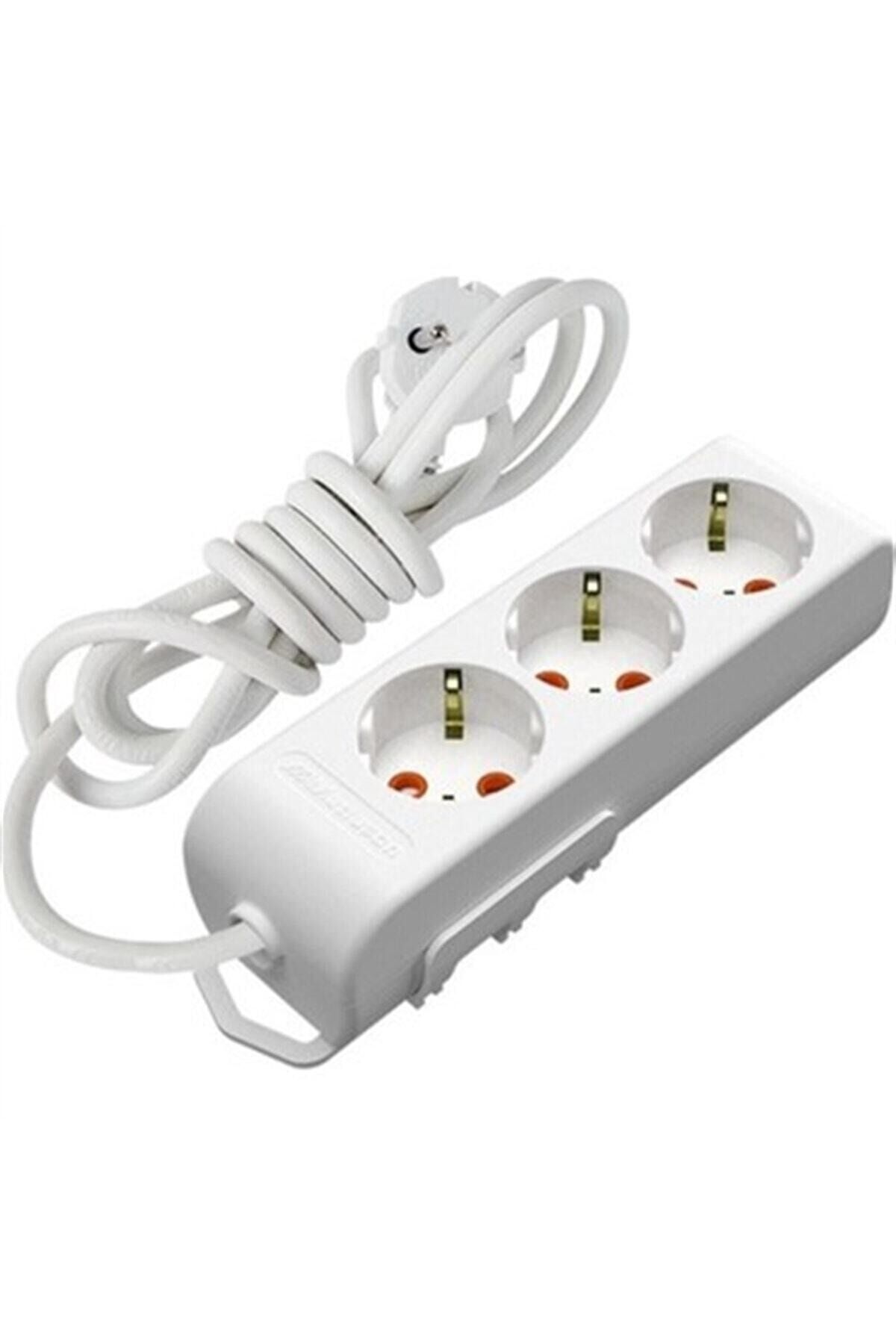 Mutlusan 3'lü Grup Priz 5M Topraklı Grup Priz