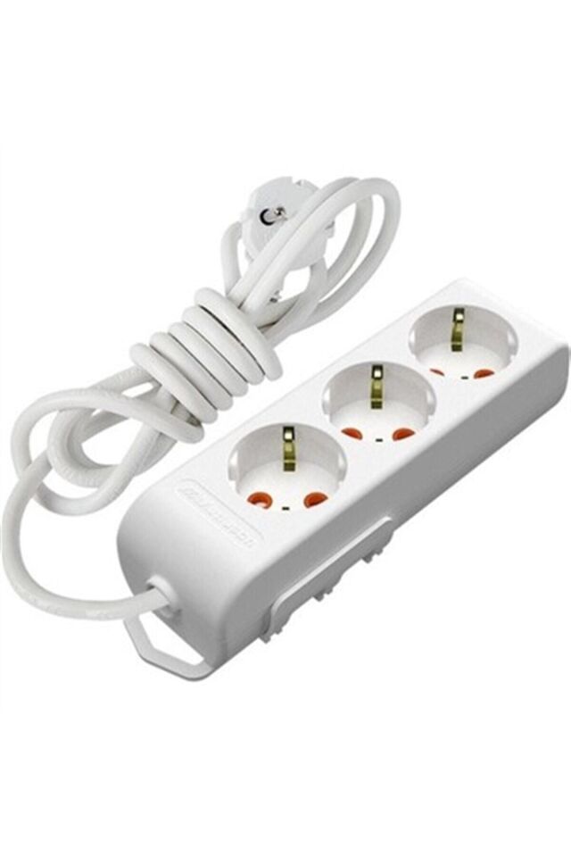 Mutlusan 3'lü Grup Priz 5M Topraklı Grup Priz