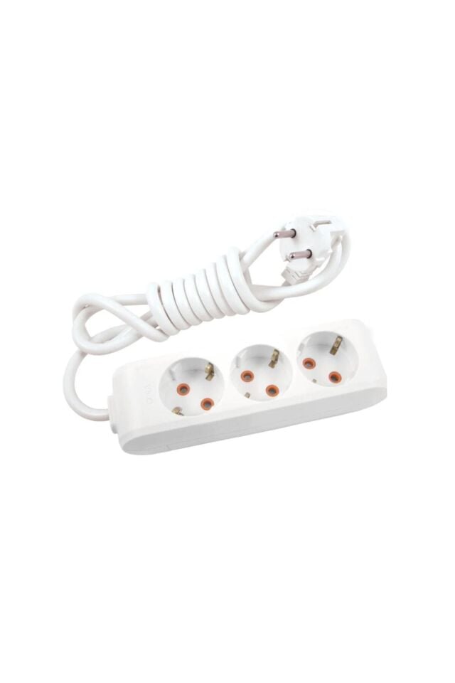 Viko Multi-let Üçlü Grup Priz Topraklı Kablolu Çocuk Korumalı 2 Metre