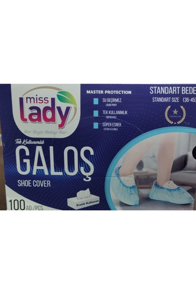 Miss Lady 10 Kutu X 100 Adet Galoş