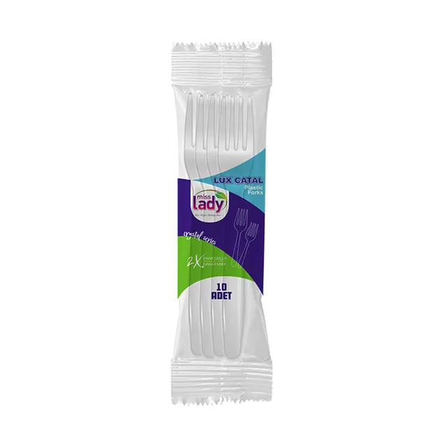 Miss Lady 10'lu Plastik Çatal