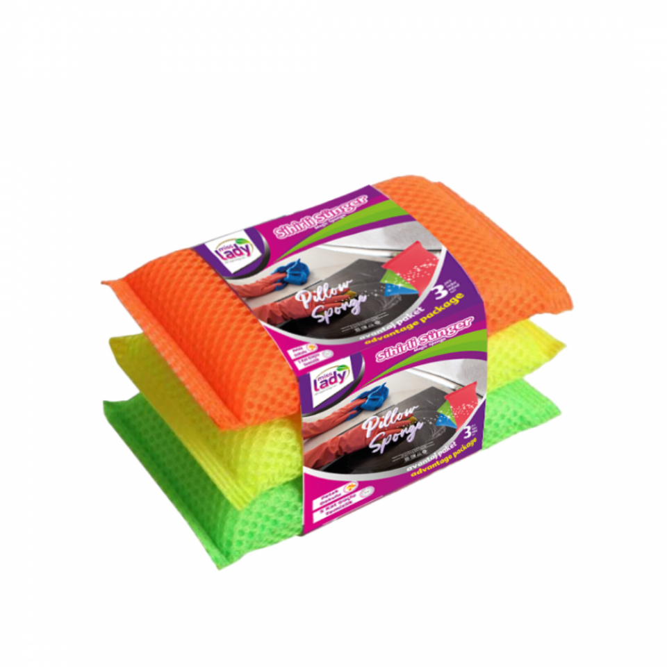 Misslady Sihirli Sünger 3'lü