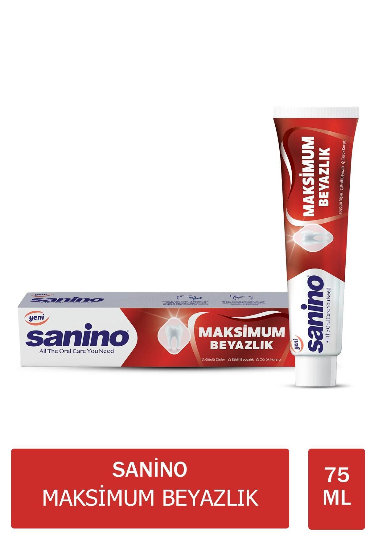 Sanino Diş Macunu Maksimum Beyazlık 75 ml