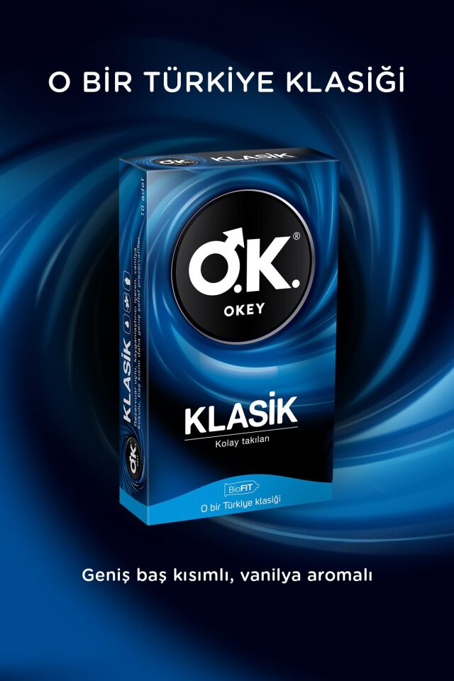 Okey Klasik Prezervatif 10 Adet