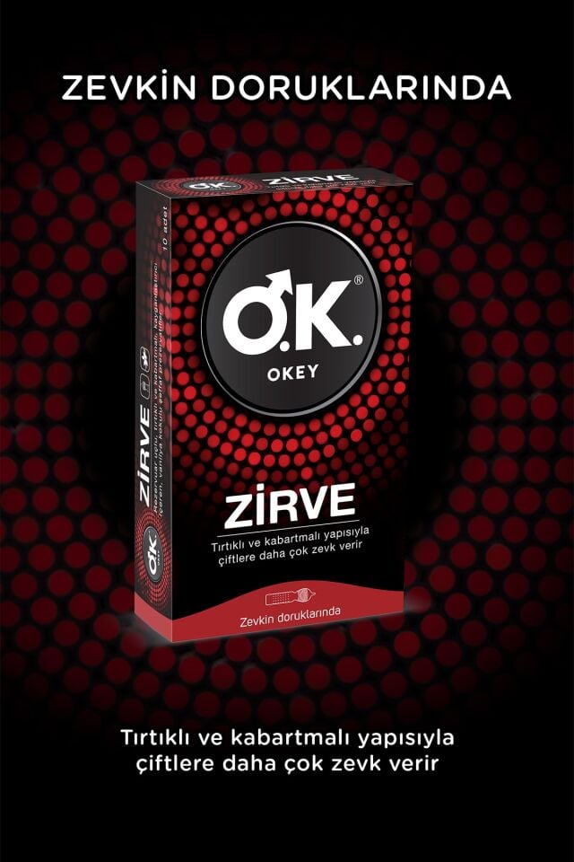 Okey Zirve 10'lu Prezervatif