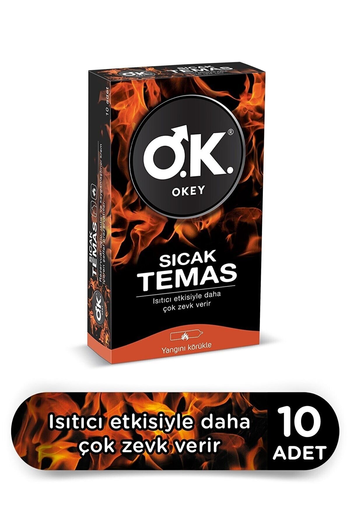 Okey Prezervatif Sıcak Temas 10'lu