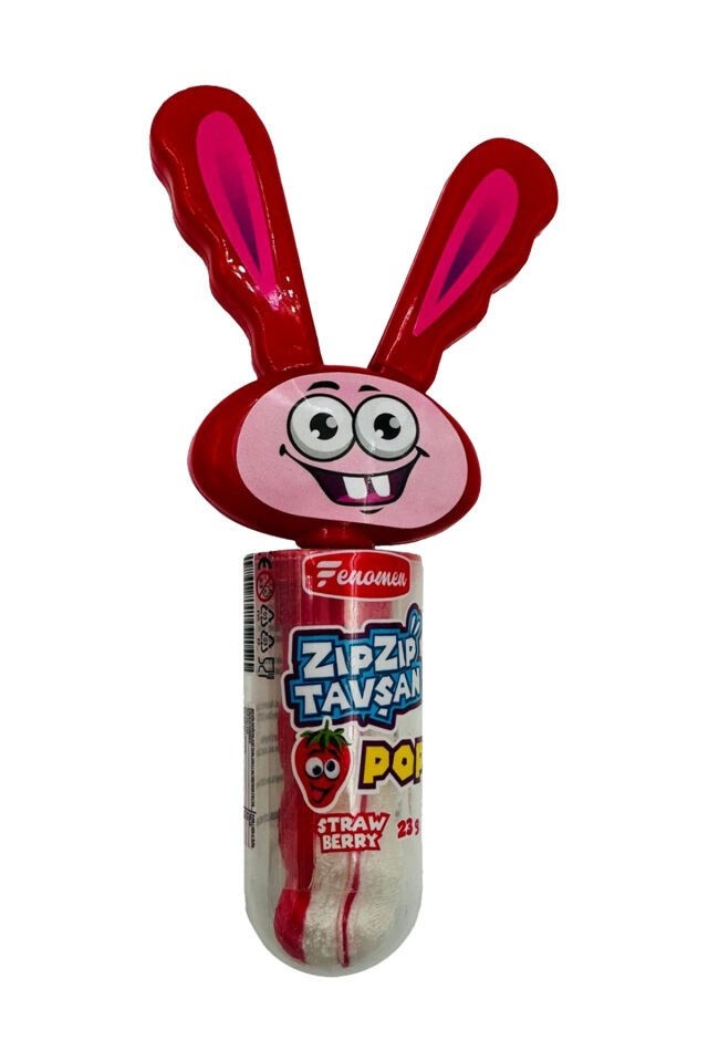 Fenomen Zıp Zıp Tavşan Şeker 12 Adet