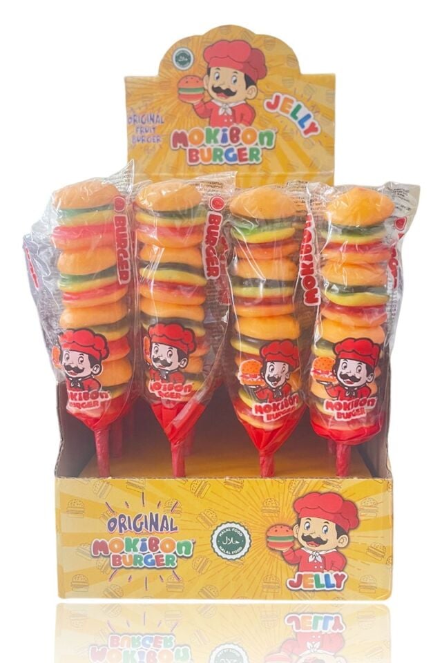 Mokibon Burger Jelibon Şekerleme 35 gr 24'lü