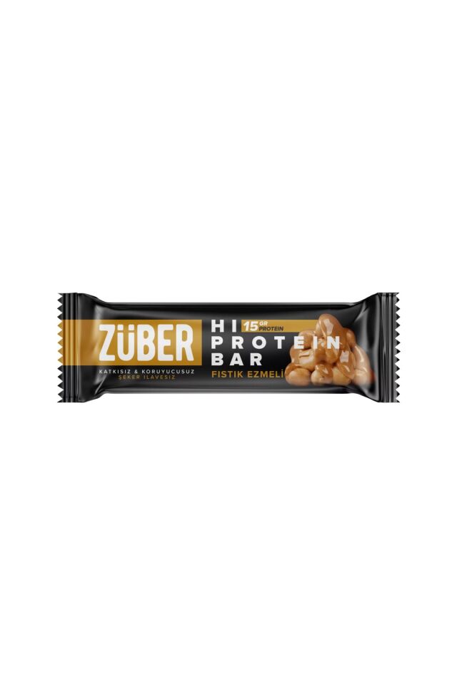 Züber Hi-Protein Bar Yer Fıstıklı 45 gr 12'li