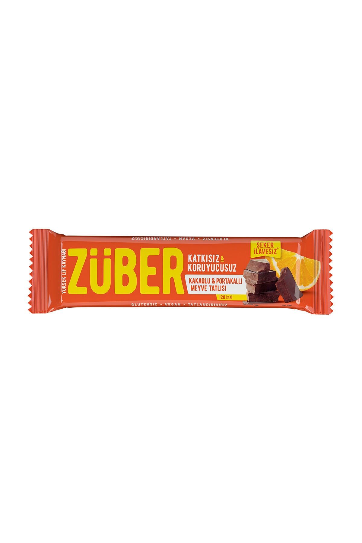 Züber Kakaolu ve Portakallı Bar 40g x 12 Adet