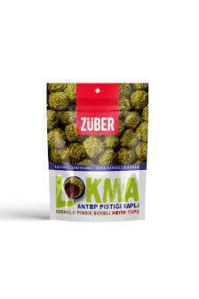 Züber Antep Fıstığı Kaplı Kakaolu Fındık Ezmesi Meyve Topu