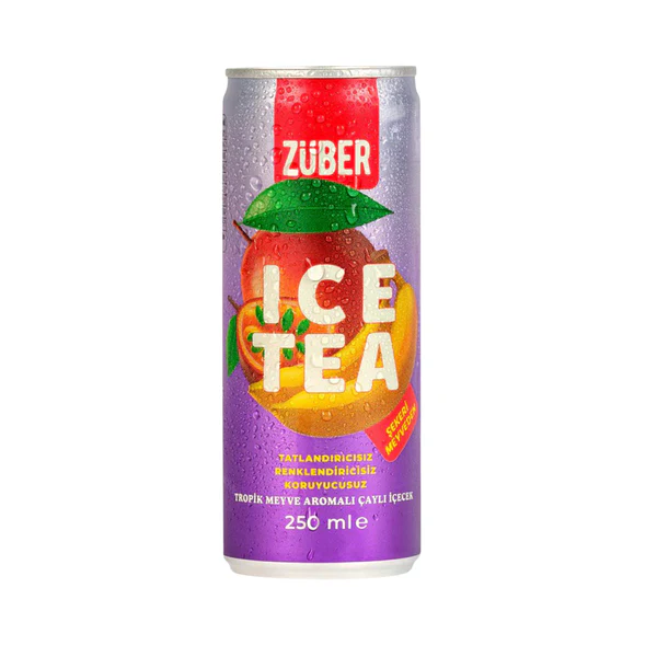 Züber Limon Aromalı Çaylı İçecek 250 ml