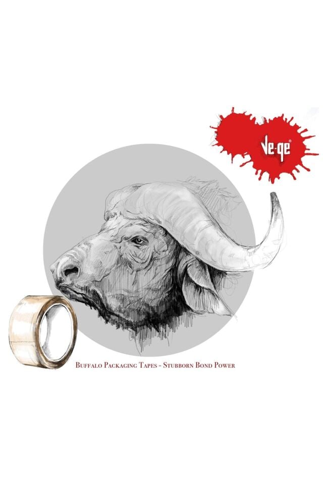 Vege Bufalo Koli Bandı 45x100 Şeffaf