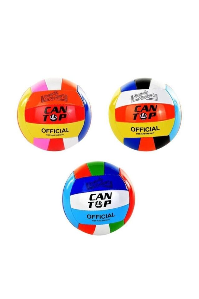 Renkli Dikişli Voleybol Topu