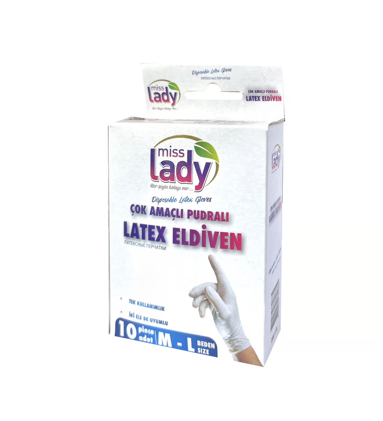 Miss Lady 10'lu Latex Eldiven