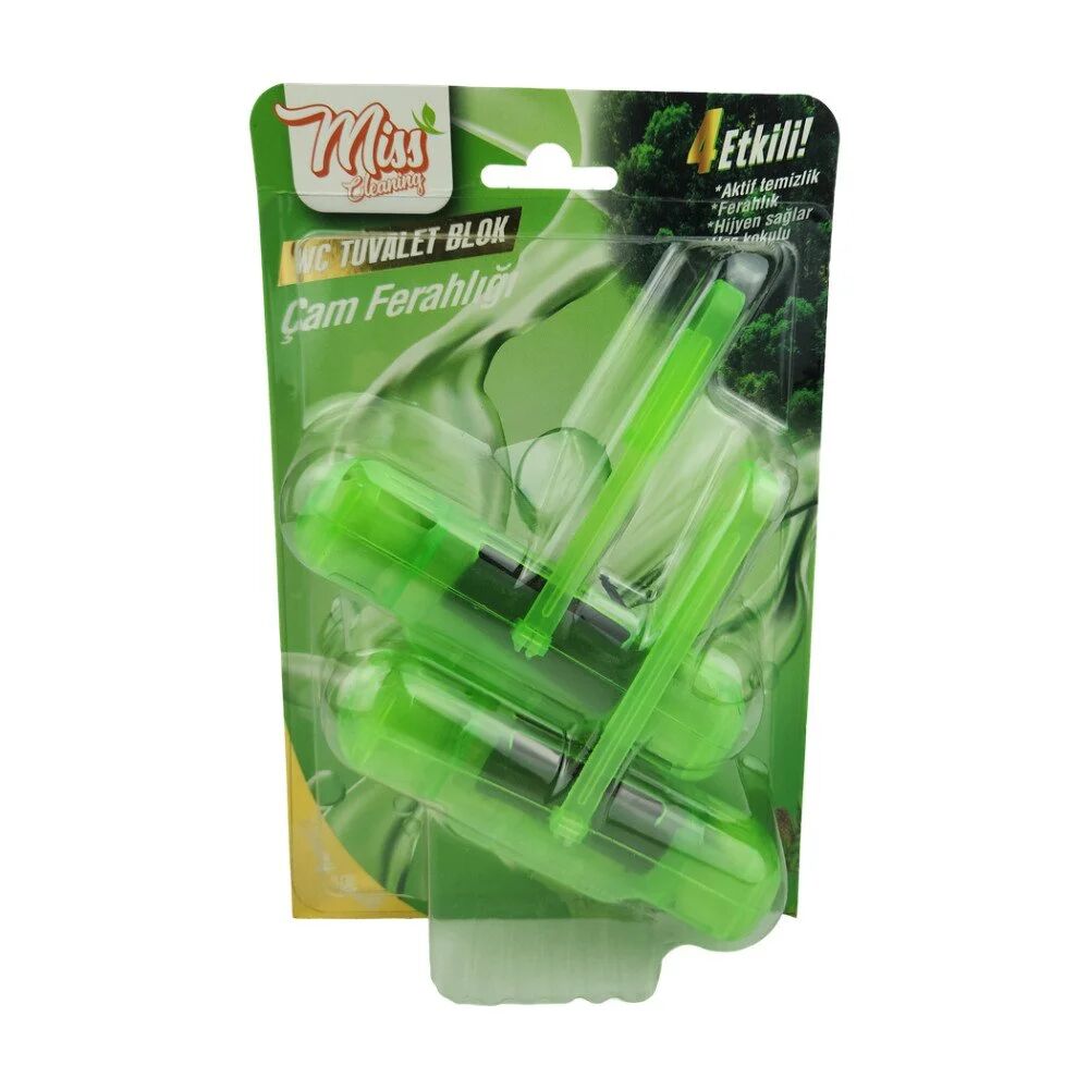 Miss Cleaning Wc Tuvalet Blok 4 Etki 2x50Gr - Çam Ferahlığı